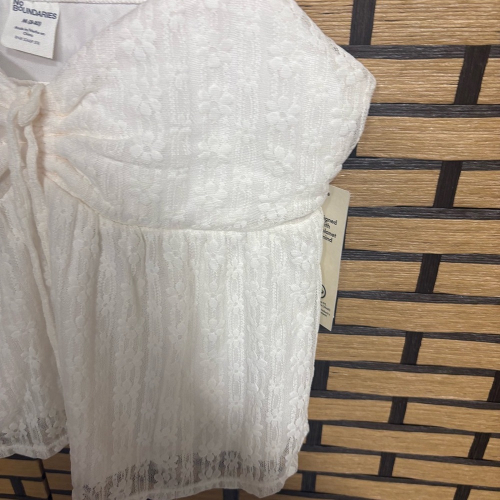 No Boundaries Ivory Lace‎ Cami Size Medium - Picture 4 of 7